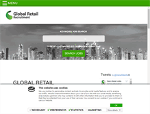 Tablet Screenshot of globalretailrecruitment.com